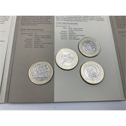 Two The Royal Mint United Kingdom Annual Coins Sets, dated 2015 and 2016, both in card folders with certificates