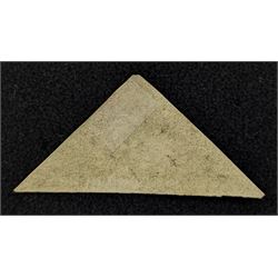 Cape of Good Hope triangle stamps, comprising six one penny, seven four pence, two six pence and a one shilling , all used, all previously mounted