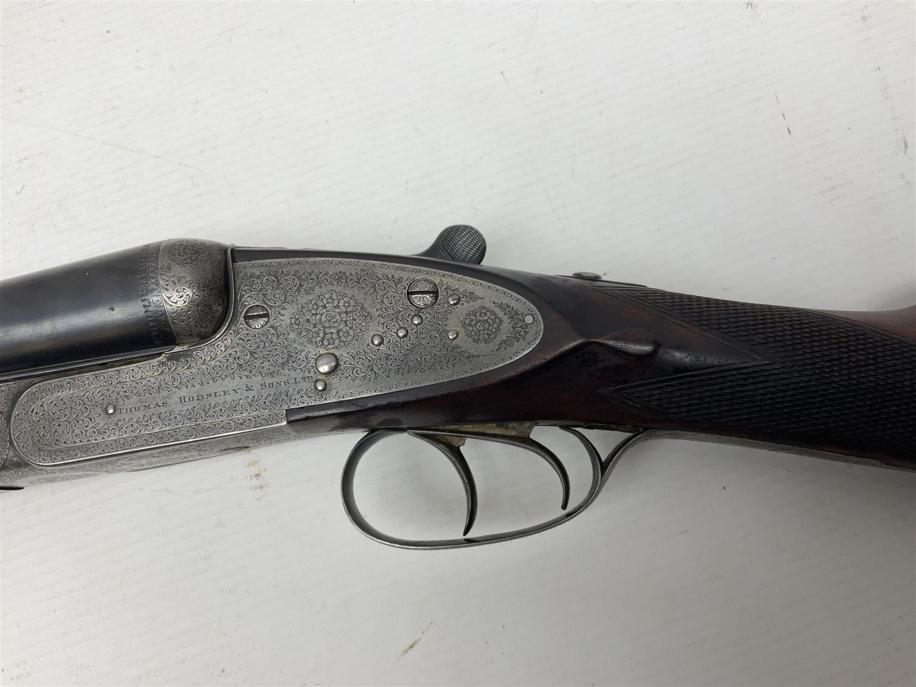 SHOTGUN CERTIFICATE REQUIRED - Thomas Horsley & Sons York 16-bore by 2 1/2