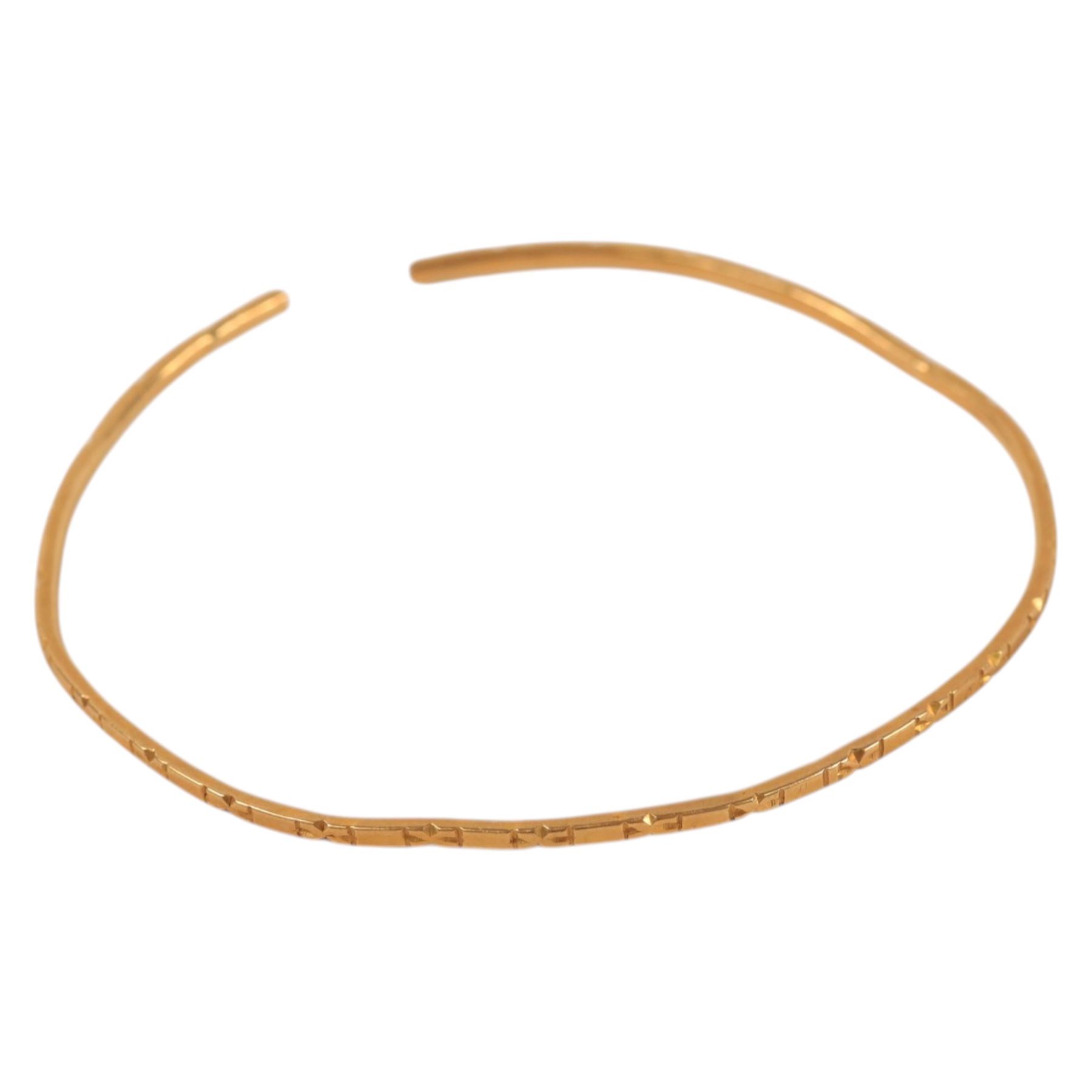 20ct gold bangle 