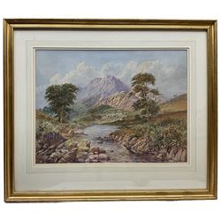 John Wilson Hepple (British 1886-1939): River Landscape, watercolour signed and dated 1920, 40cm x 53cm