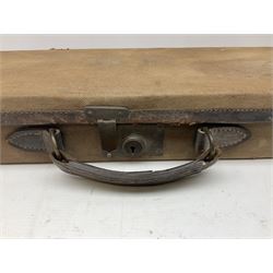 W.W. Greener 12-bore side-by-side double barrel non-ejector shotgun, with 76cm barrels, side safety, engraved lock, figured walnut stock with chequered grip and fore-end, no.33408, 120.5cm overall; in fitted canvas covered case with tools and accessories including .22 12-bore dog training device. SHOTGUN CERTIFICATE REQUIRED.