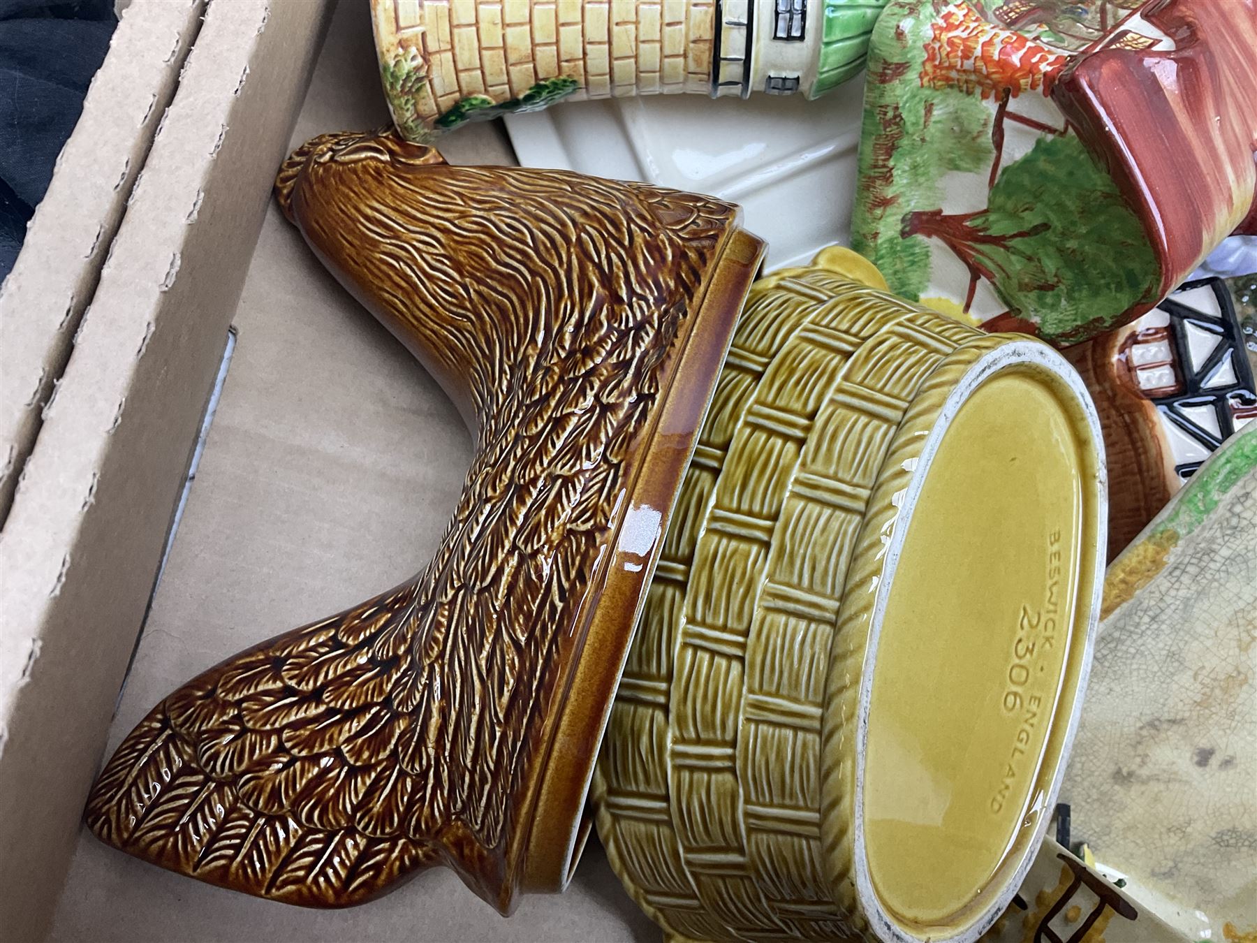 Teacups and saucers, including examples by Royal Worcester, Paragon and Shelley, together with a collection of other ceramics and collectables, in three boxes