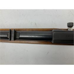 BRNO Model 581 semi-automatic .22 rifle, the 56cm barrel threaded for a sound moderator, serial no.4169, L101cm FIREARMS CERTIFICATE REQUIRED OR RFD