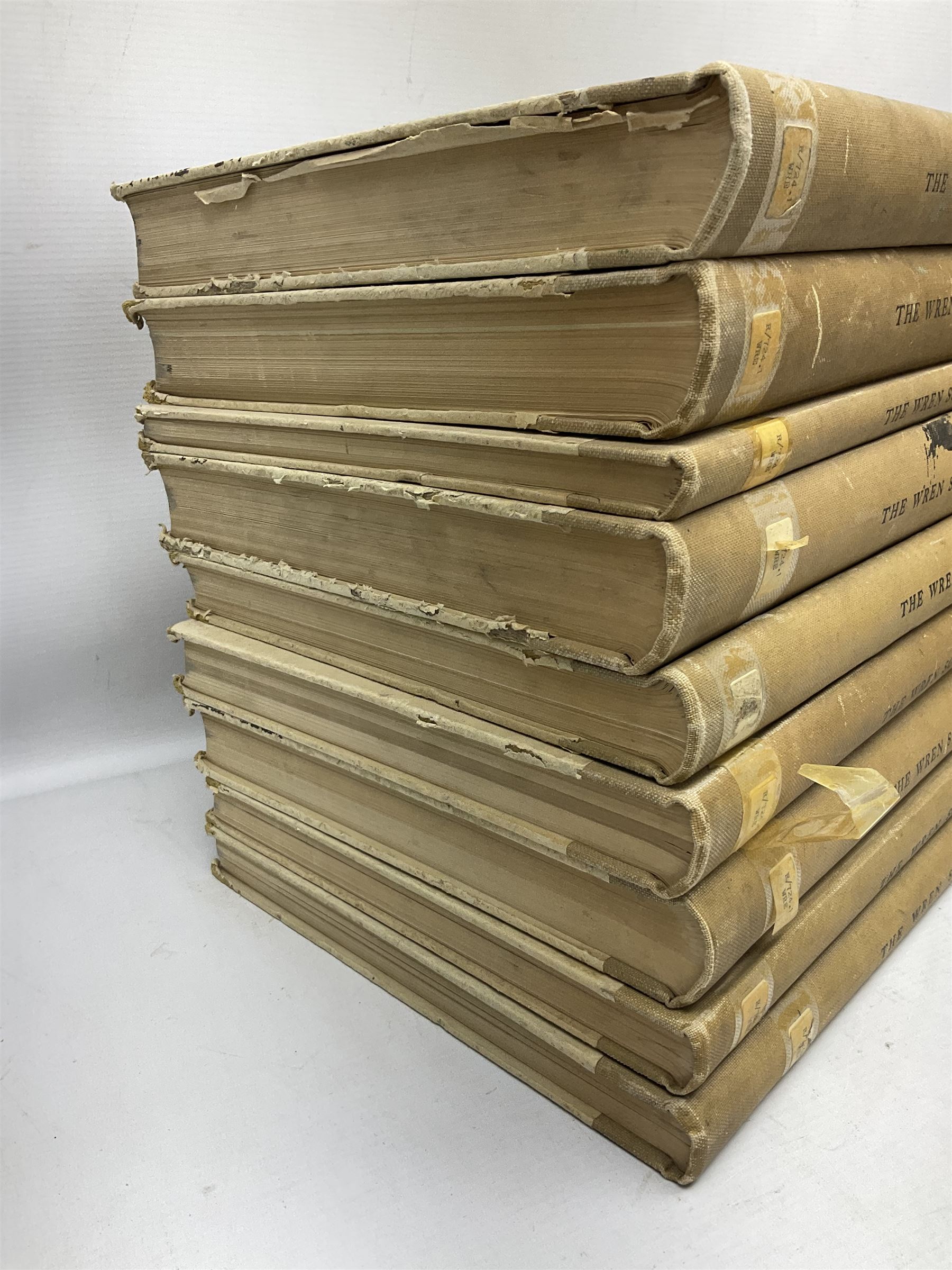 Belcher & Macartney: 'Later Renaissance Architecture in England', london Batsford, in six parts of loose folio form including plates and photographs, Twelve volumes of The Wren Society architectural books, and other architectural books and folios  