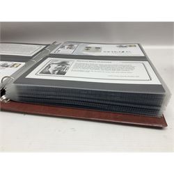 Album containing over seventy Victoria Cross and George Cross related First Day Covers, Medal Covers, Coin Covers, PHQ cards and postcards, Presentation Packs etc; some bearing signatures of the recipient.