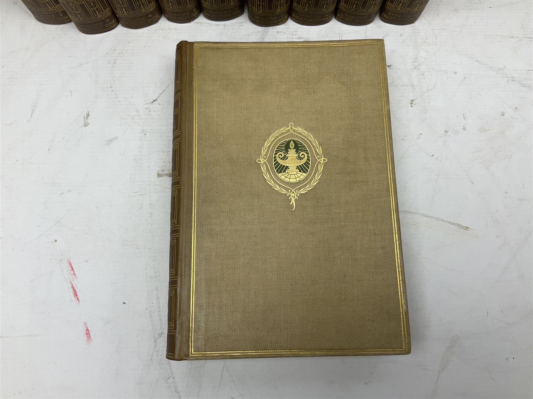 Full set of The New Harmsworth Self-Educator in ten volumes 