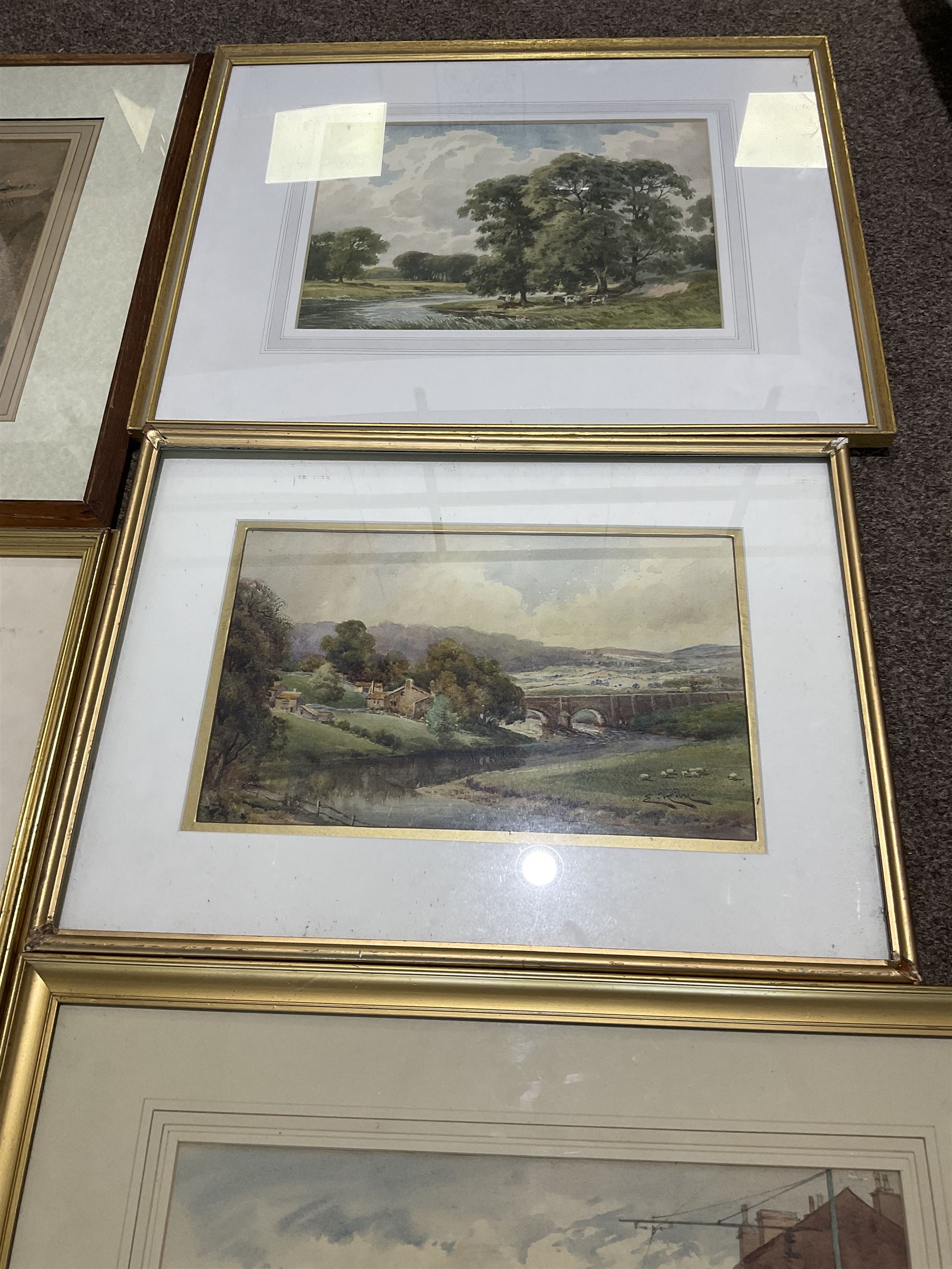 Collection of principally early 20th century watercolours, artists including M Thorpe, WH Sugden, Johnstone Rough, Percy Lancaster, Kenneth Holmes, William Ashton, James Leslie Brooke, Tom Whitehead, Mary Ann Lord, etc (12)
