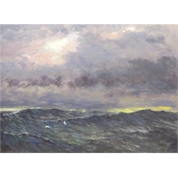  Neil Tyler (British 1945-): 'Sea and Sky', oil on canvas signed, titled verso 74cm x 100cm  