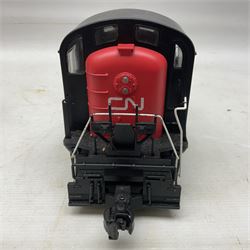 LGB (Lehmann Gross Bahn) G scale, gauge 1 0-4-0  diesel shunter and similar Switcher, both unboxed