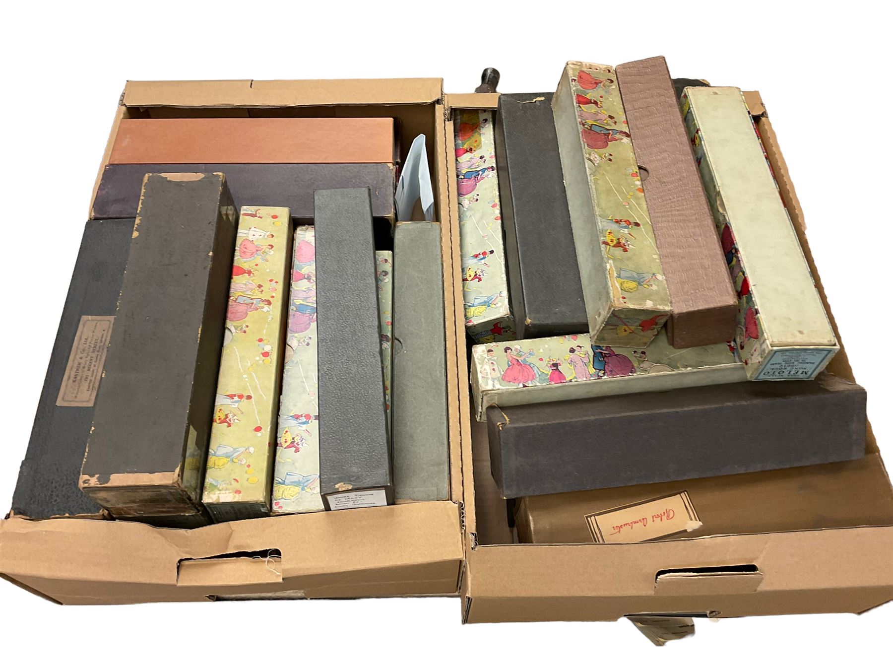 Collection of music roll for a player piano 