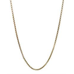 11ct gold link chain, tested