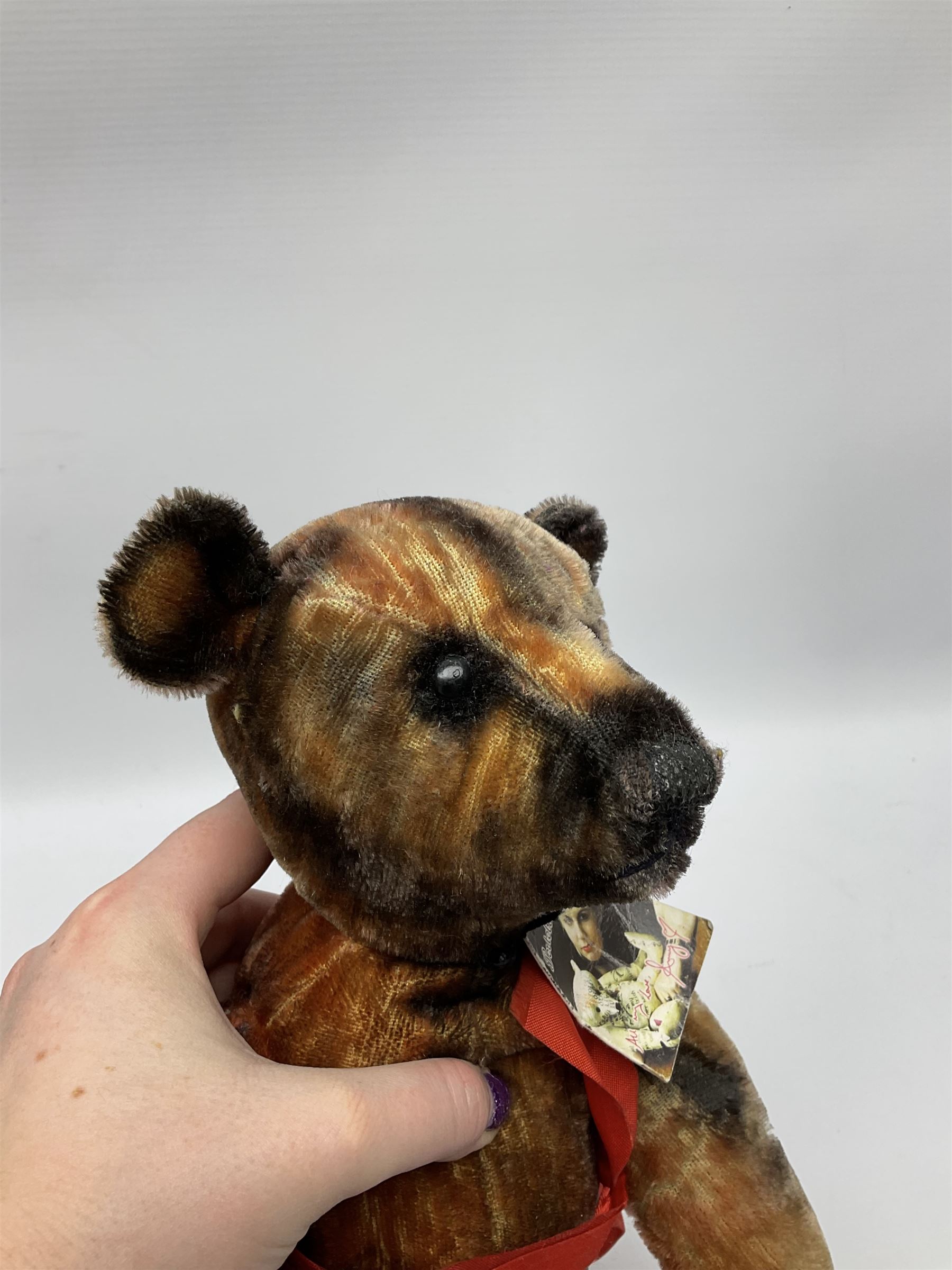 Two Portobello Bear Company limited edition teddy bears - 'Princess Julia' No.1/1, born 2002, with label H51cm; and 'Nanas Teddy' (?) No.1/1 born 2001, with label H41cm (2)