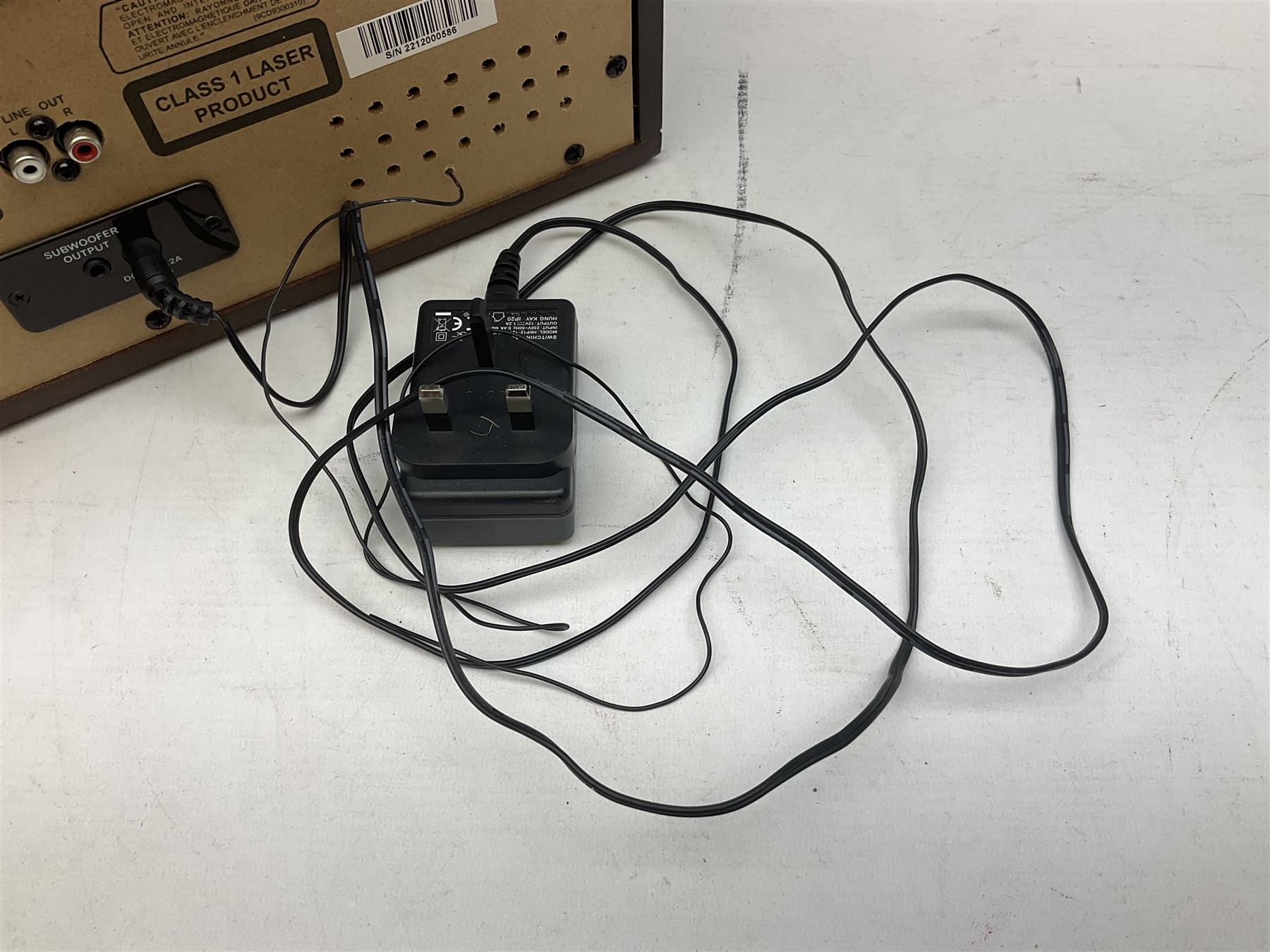 Steepletone Chichester II music centre record player with turntable, tape, CD, radio and aux inputs