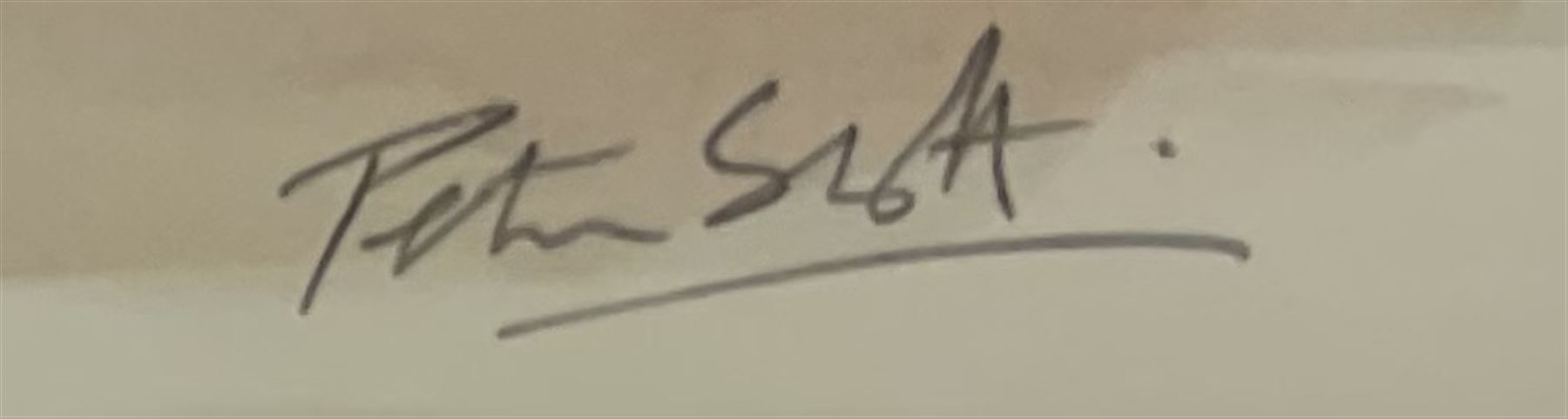 Sir Peter Markham Scott (British 1909-1989): 'A Hoopoe Lark', watercolour on headed notepaper signed titled inscribed and dated 'Jeddah 23rd January 1976', 18cm x 16cm