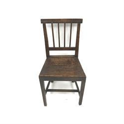 18th century elm country hall chair 