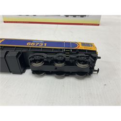 Hornby ‘00’ gauge - DCC ready GBRf Co-Co Class 66 ‘InterhubGB’ no.66731; in original box 