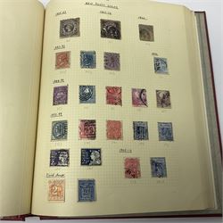 Queen Victoria and later Great British and World stamps, including imperf penny reds, perf penny reds, 1873-80 three pence stamps, 1883-84 two shillings and sixpence, various fiscal and revenue stamps, King George VI ten shilling dark blue used block of four, Aden, Antigua, Australia, Bahamas, Barbados, Basutoland, Bermuda, British Guiana, British Honduras, British Solomon Islands, Burma, Ceylon, Falkland Islands, Heligoland etc