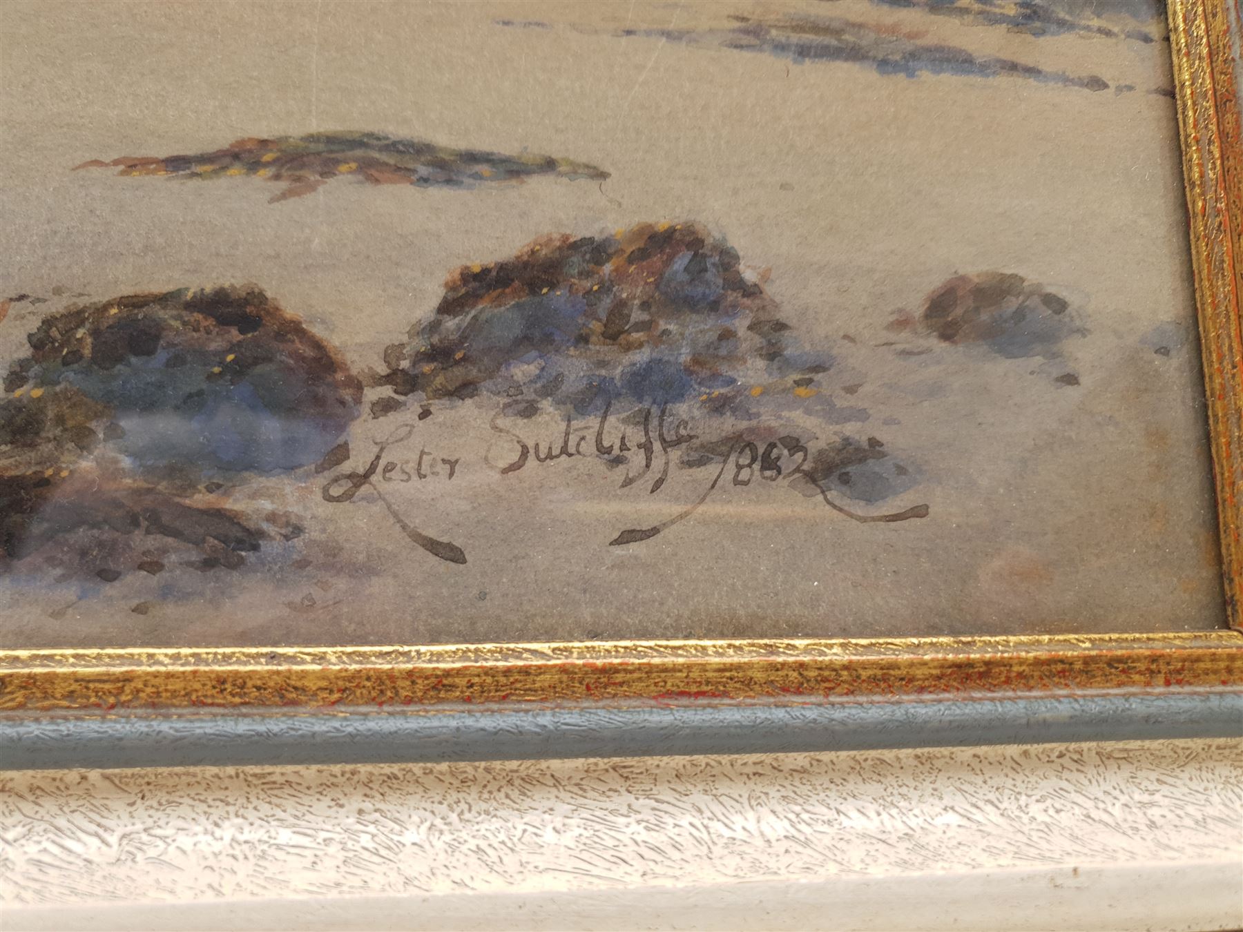 Lester Sutcliffe (British 1848-1943): 'Conwy Estuary Deganwy Sands', watercolour signed, titled in a later hand verso 39cm x 68cm