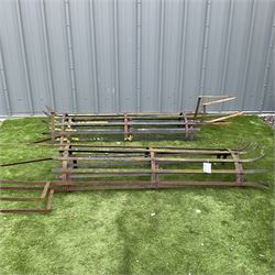 Pair of Wrought metal parkland tree guards - THIS LOT IS TO BE COLLECTED BY APPOINTMENT FROM DUGGLEBY STORAGE, GREAT HILL, EASTFIELD, SCARBOROUGH, YO11 3TX