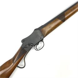 Greener GP Mark III 12-bore single barrel shotgun with martini underlever action, 64cm barrel, walnut stock with chequered grip and fore-end, serial no.36623, L107cm overall SHOTGUN CERTIFICATE REQUIRED