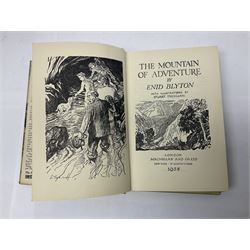 Enid Blyton; The Adventure Series, complete set of the eight children's mystery novels, all in original pictorial cloth