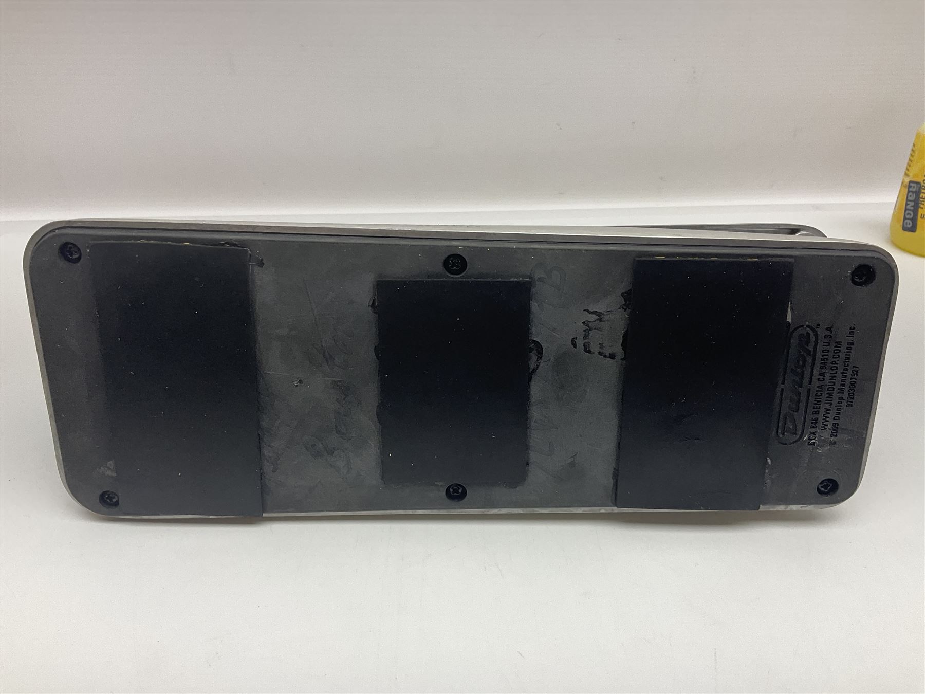 Dunlop Volume Pedal, Morley Pro Series Volume pedal, Behringer TU300 Chromatic Tuner, Sealey Digital multimeter etc; in Antler carrying case