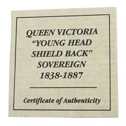 Queen Victoria 1861 gold full sovereign coin