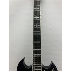 2015 Epiphone limited edition Tony Iommi signature SG Custom electric guitar, serial no.1506201270, L101cm; in cardboard delivery box with authenticity folder containing certificate and photograph of Iommi.