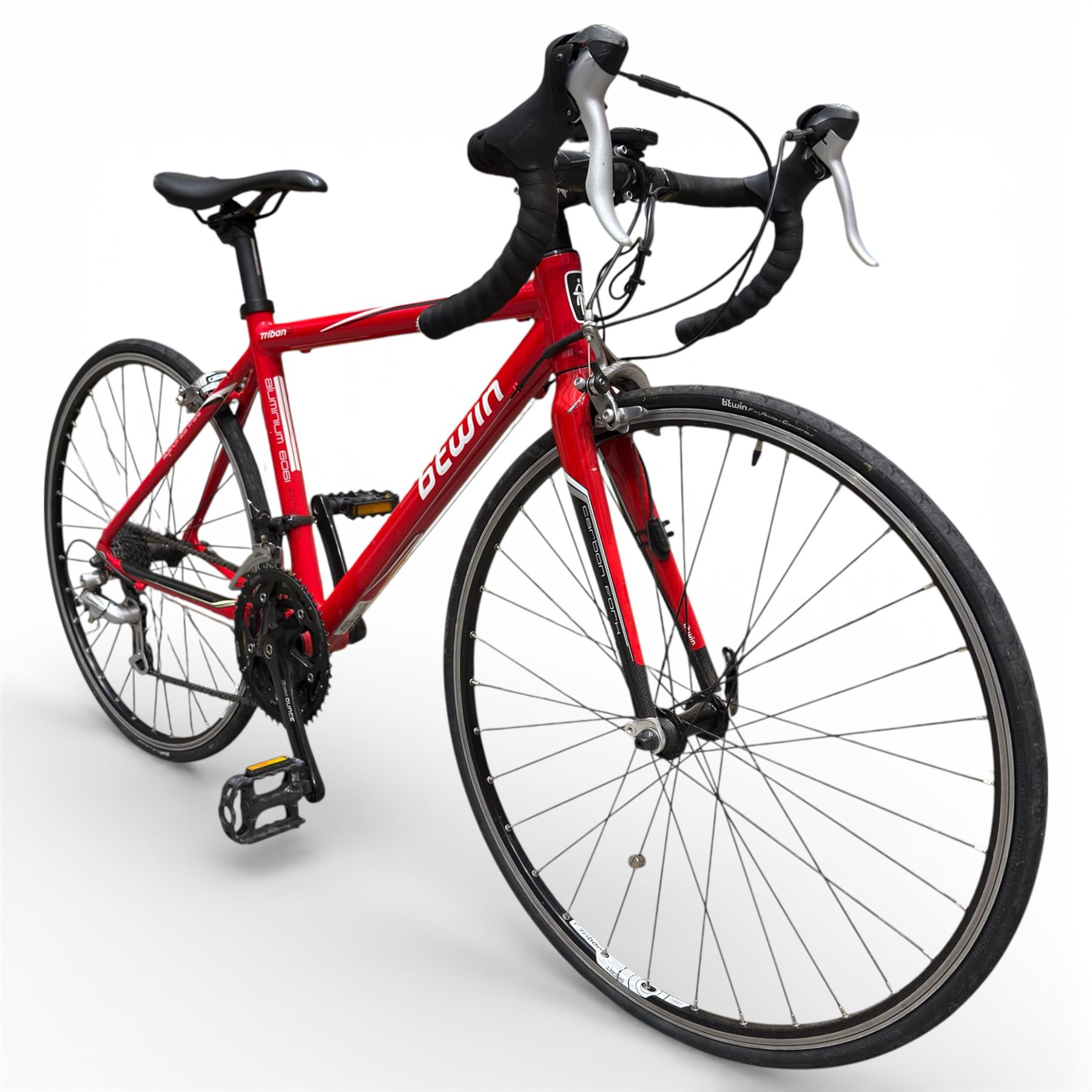 B'Twin Triban 3 Youth Road Bike - Aluminium 606I Frame