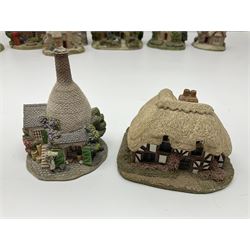 Thirty Lilliput lane, to include Hill Top, Bottle Oven, April Cottage, Thimble Cottage, Honeysuckle III, Gullivers Pantry etc