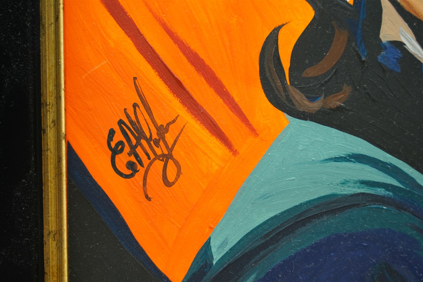 E A Chernenko (Ukrainian contemporary): Claudia Cardinale - Pop Art, acrylic on board signed, certificate of authenticity verso 41cm x 29cm