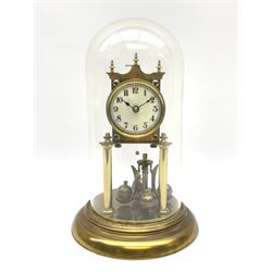 A German torsion pendulum clock by  Jahr