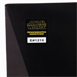 Limited edition Kotabukiya Craftsmanship Art FX Star Wars 1:7 scale pre-painted model kit 'Luke Skywalker vs. Darth Vader (Ralph Mcquarrie Version)', boxed with instructions