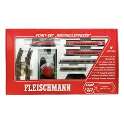 Fleischmann 'N' gauge 'Piccolo' - No.9369 Regional Express Starter Set; boxed