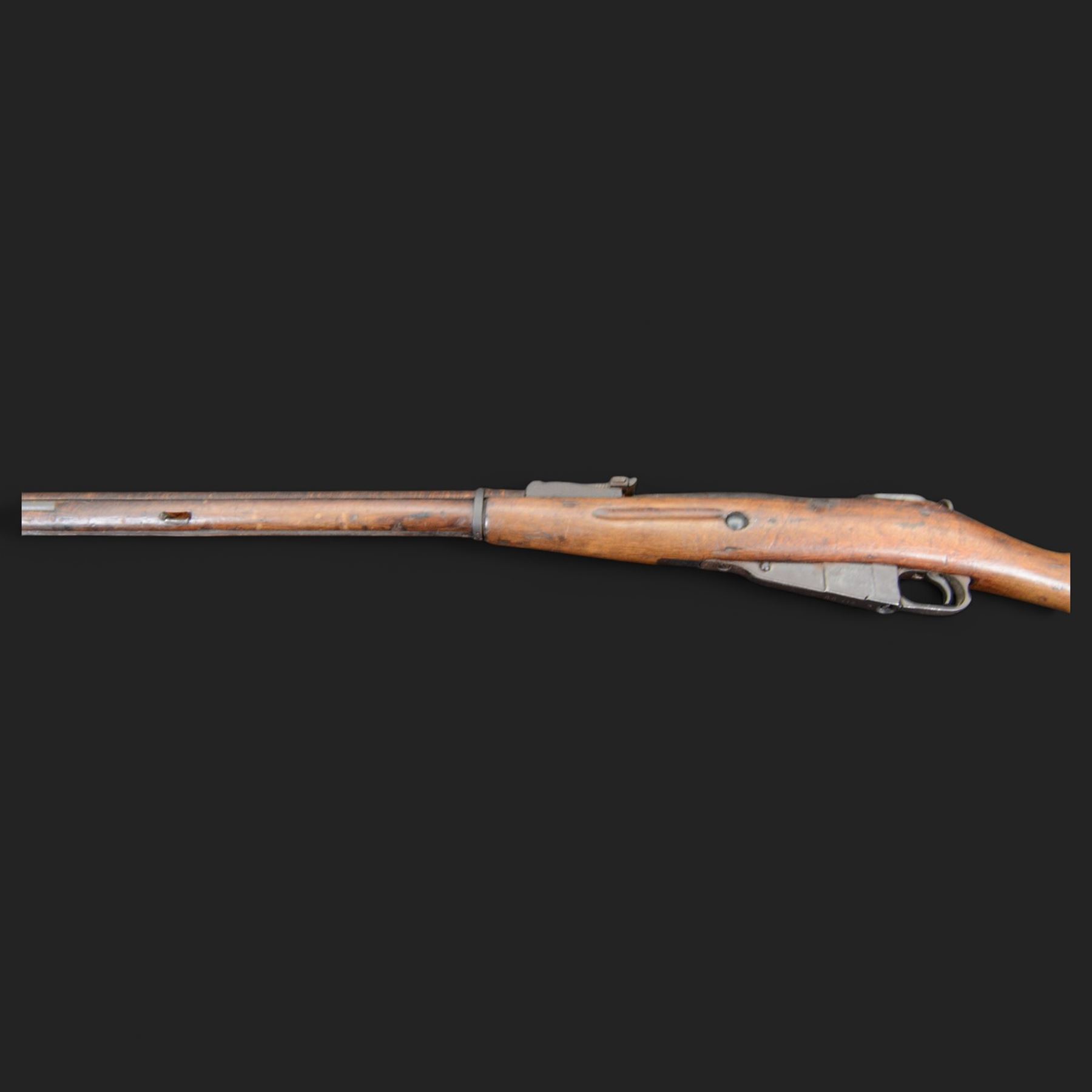 REGISTERED FIREARMS DEALER ONLY De-activated Russian Mosin Nagant 7.62x54RMN2575 bolt action rifle, serial number 117,  72cm (28.5