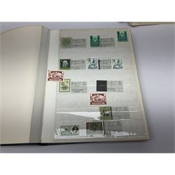 Queen Elizabeth II Great British first day covers with special postmarks and printed addresses, other covers, QEII used postage stamps, Basutoland, Southern Nigeria and other world stamps, housed in various albums, stockbooks, folders and loose, in one box