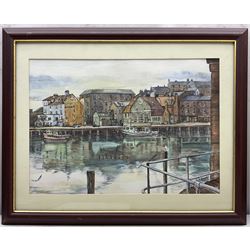 Megan Whittell (British 20th Century): 'Low Tide Morston Quay Norfolk', pastel signed, titled verso 23cm x 32cm; C S Knight 'View of Whitby', watercolour signed, titled and dated '97 verso 28cm x 39cm; together with a collection of coastal prints including Brian Littlewood and Mark Spain variously signed, titled and numbered max 28cm x 35cm (5)
