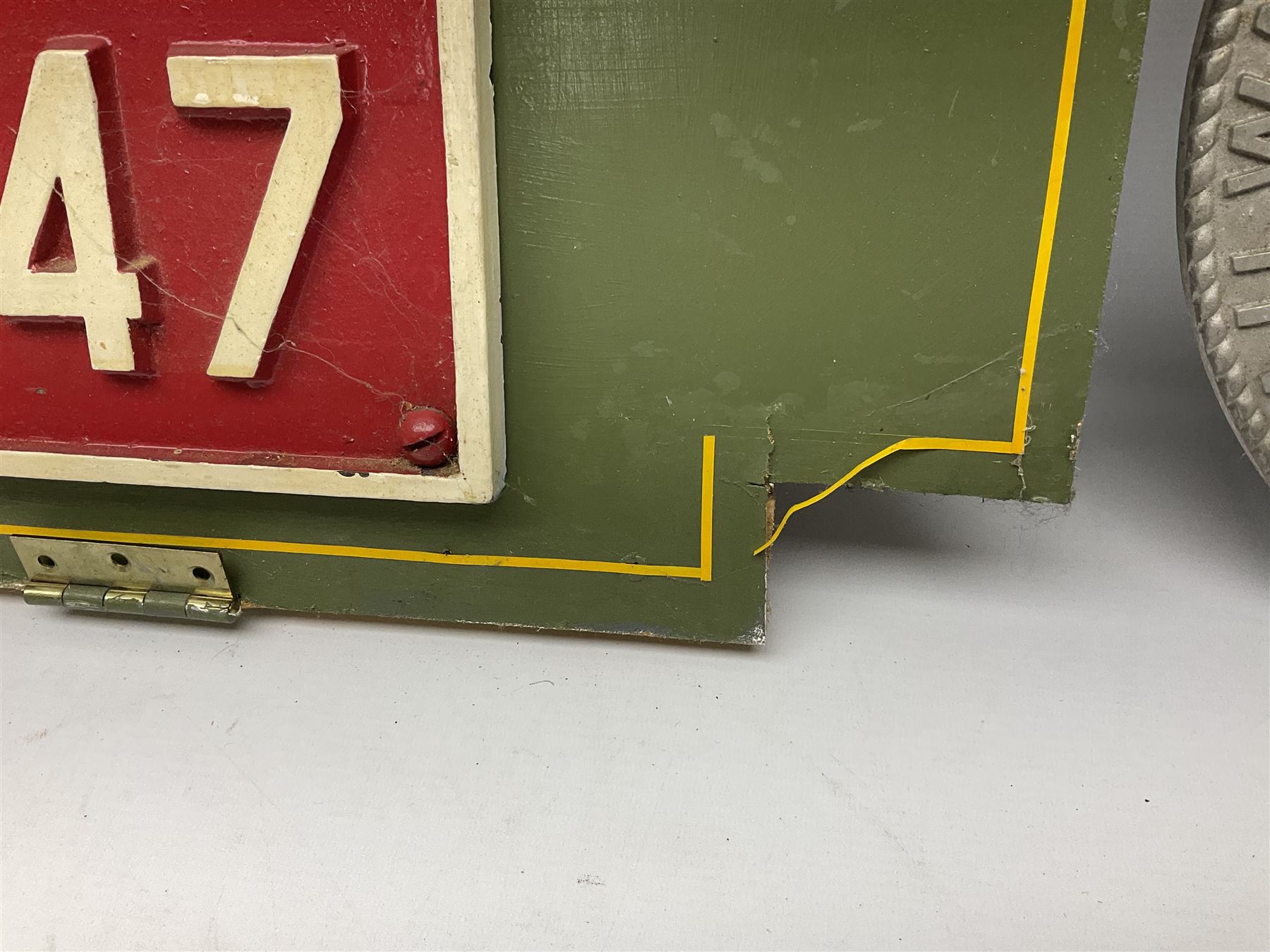Railway Interest; Cast iron LNWR railway bridge plate, together with cast iron sign ' Nevers S.N.C.F 040.TX.47' and reproduction Great Eastern Railway cast metal wall plaque