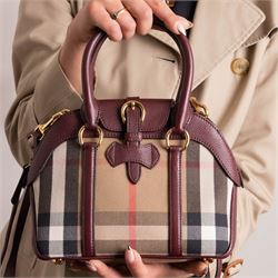 Burberry - ‘Milverton’ Small House Check Bag, introduced circa 2015 under Christopher Bail...