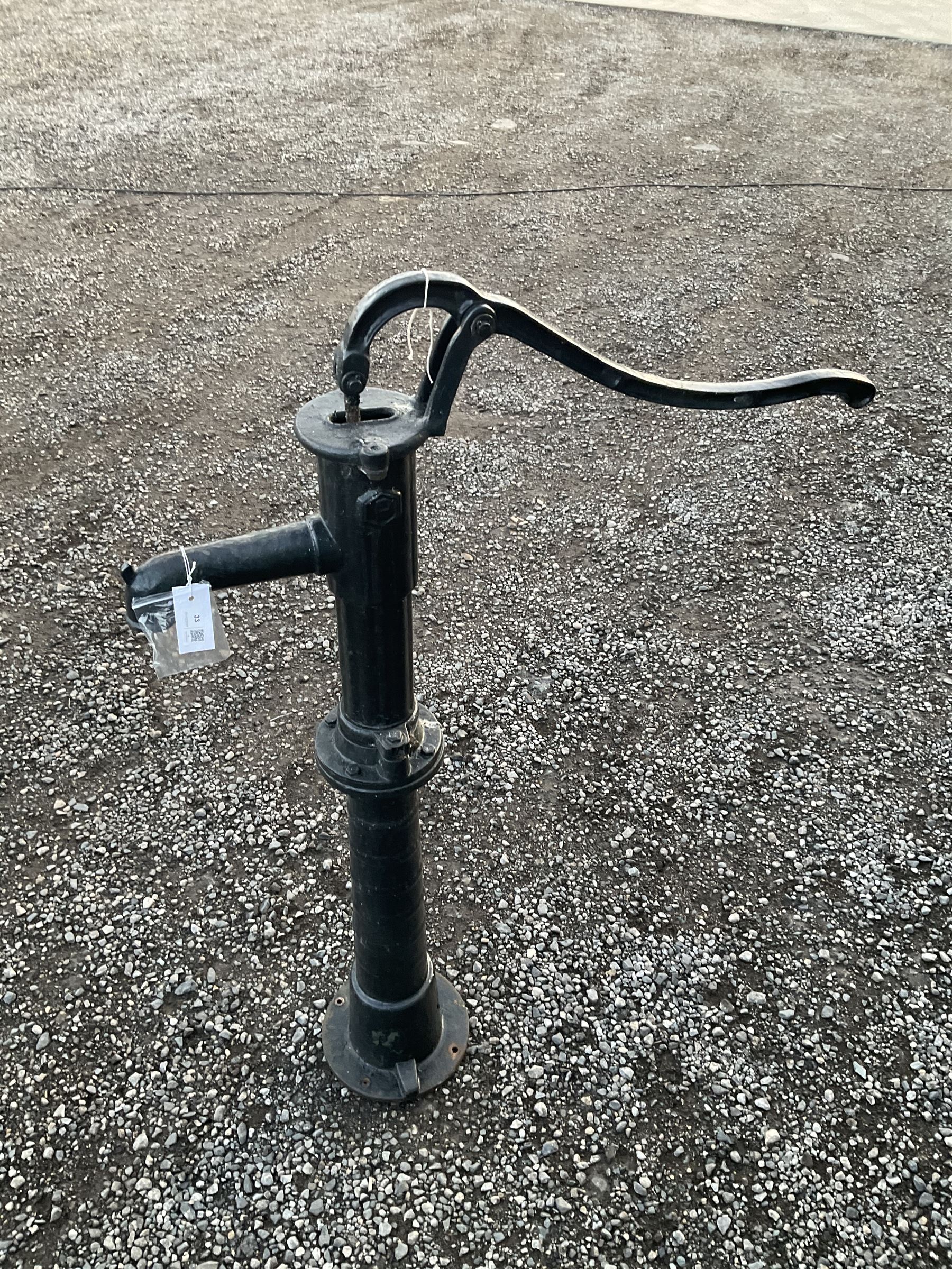 Victorian style painted cast iron water pump - THIS LOT IS TO BE COLLECTED BY APPOINTMENT FROM DUGGLEBY STORAGE, GREAT HILL, EASTFIELD, SCARBOROUGH, YO11 3TX