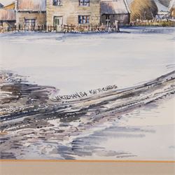 John Freeman (British 1942-): 'Kettleness', watercolour signed titled and dated '84, 32cm x 50cm 