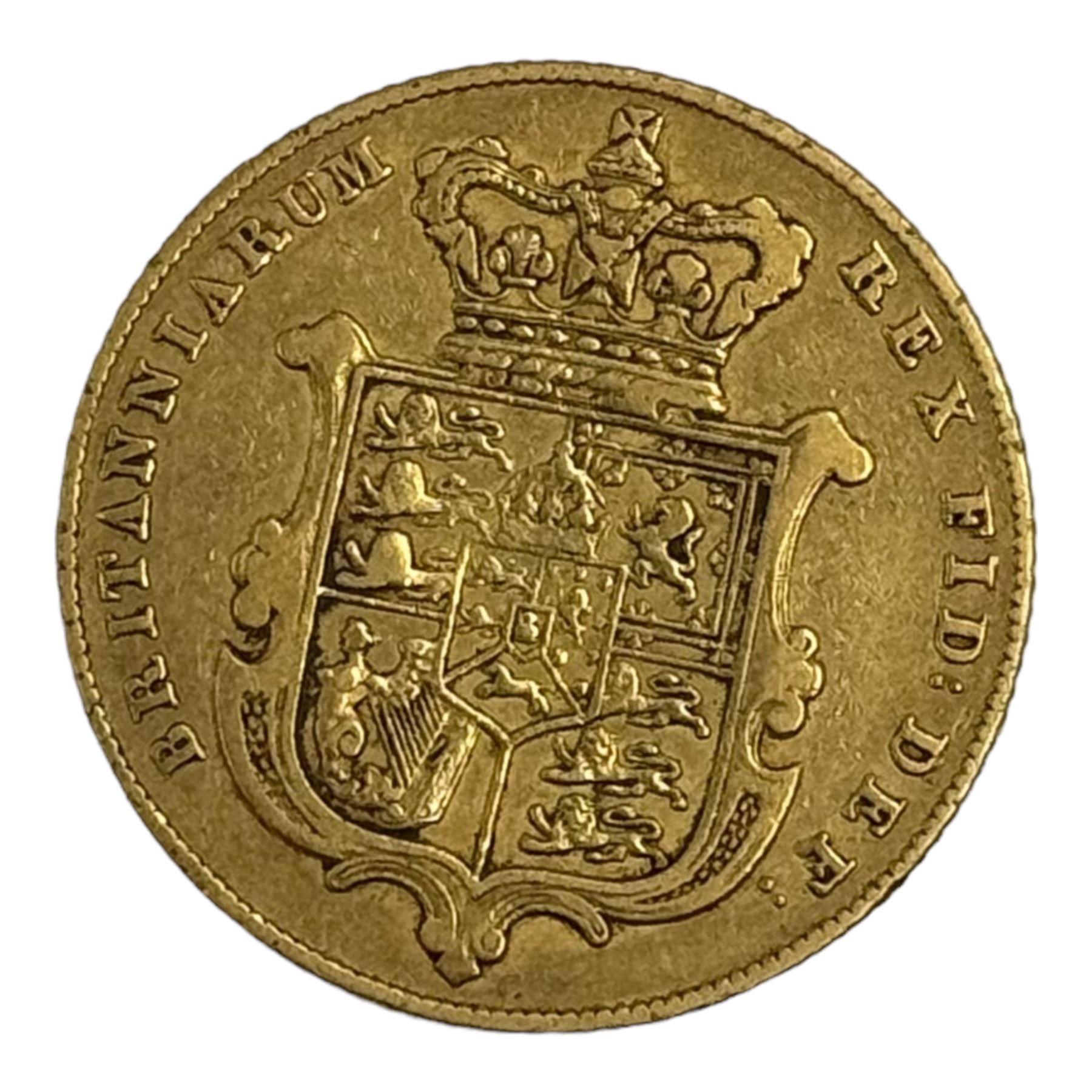 King George IV 1826 gold full sovereign coin