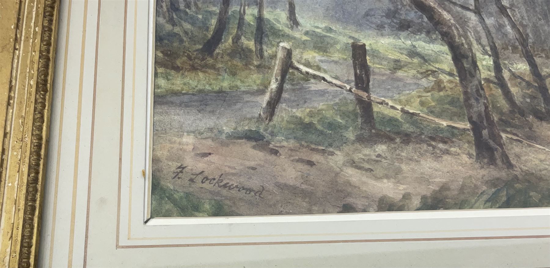 Florence Lockwood (British 1861-1937): Cottage in the Woods, watercolour signed 23cm x 31cm
Notes: Florence Lockwood was a notable suffragette