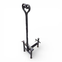 Wrought iron boot scraper