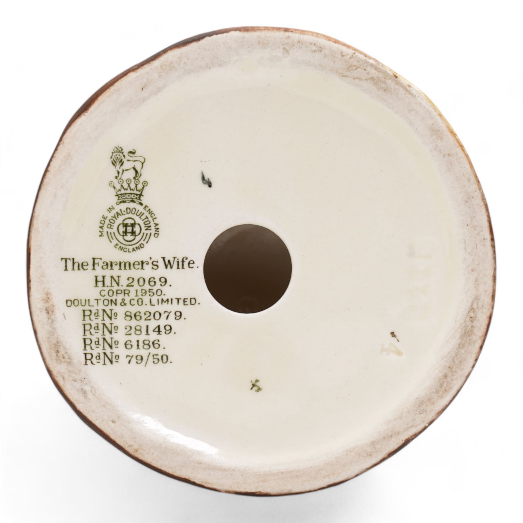 Two Royal Doulton figures 'The Farmers Wife' HN2069 and 'Lambing Time' HN1890 (2)