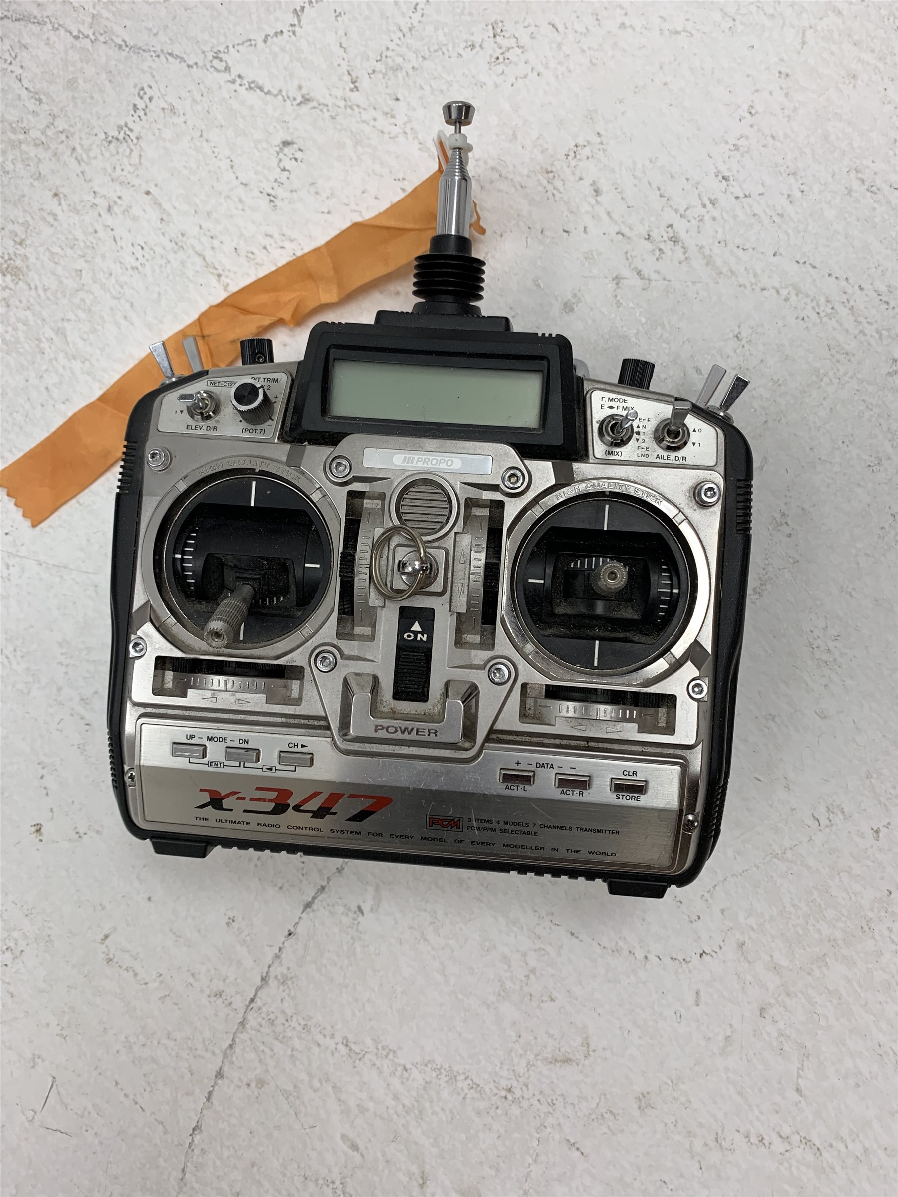 JR PROPO Ergo60 nitro model helicopter with accessories in wooden case 