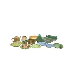 Art Deco and later pottery to include a Sylvac Yacht, Crown Devon bowl, other pieces of Sylvac, Crown Devon etc