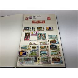 Great British and World stamps, including Edward VII and later kiloware, Malaysia, Jersey, first day covers etc, housed in various albums, stockbooks and loose, in one box