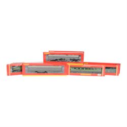 Fourteen Hornby 00 gauge SR/BR coaches, including R4297E Maunsell Corridor 3rd Class '2351...